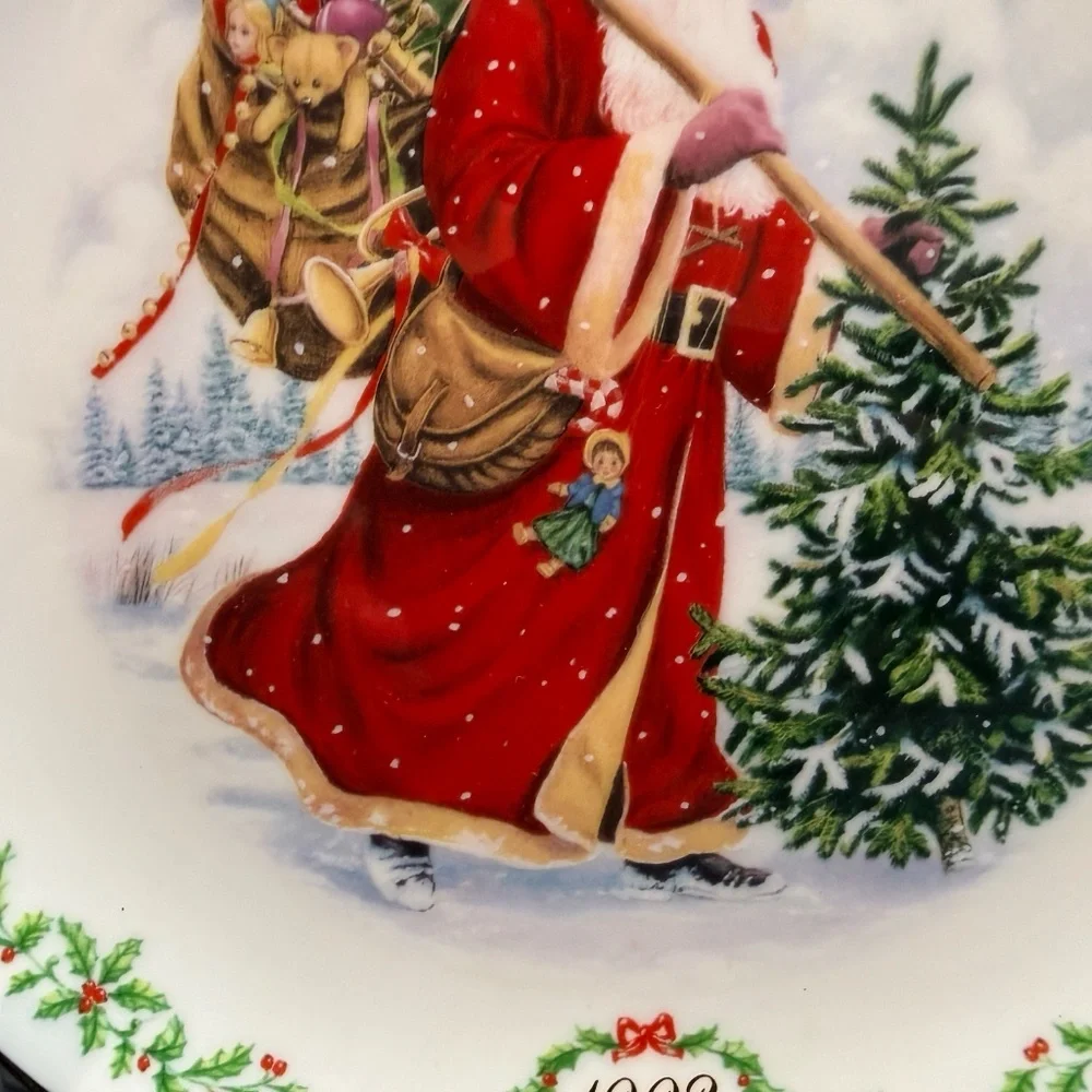 1992 LENOX COLLECTIONS “Kris Kringle” Collector Plate #P0411